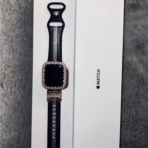 Apple Watch Series 5 40mm Rose Gold Ultra Bling Set